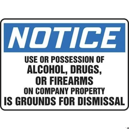 Accuform Plastic, 10 in x 14 in, 3/16" mounting holes MADM898VP